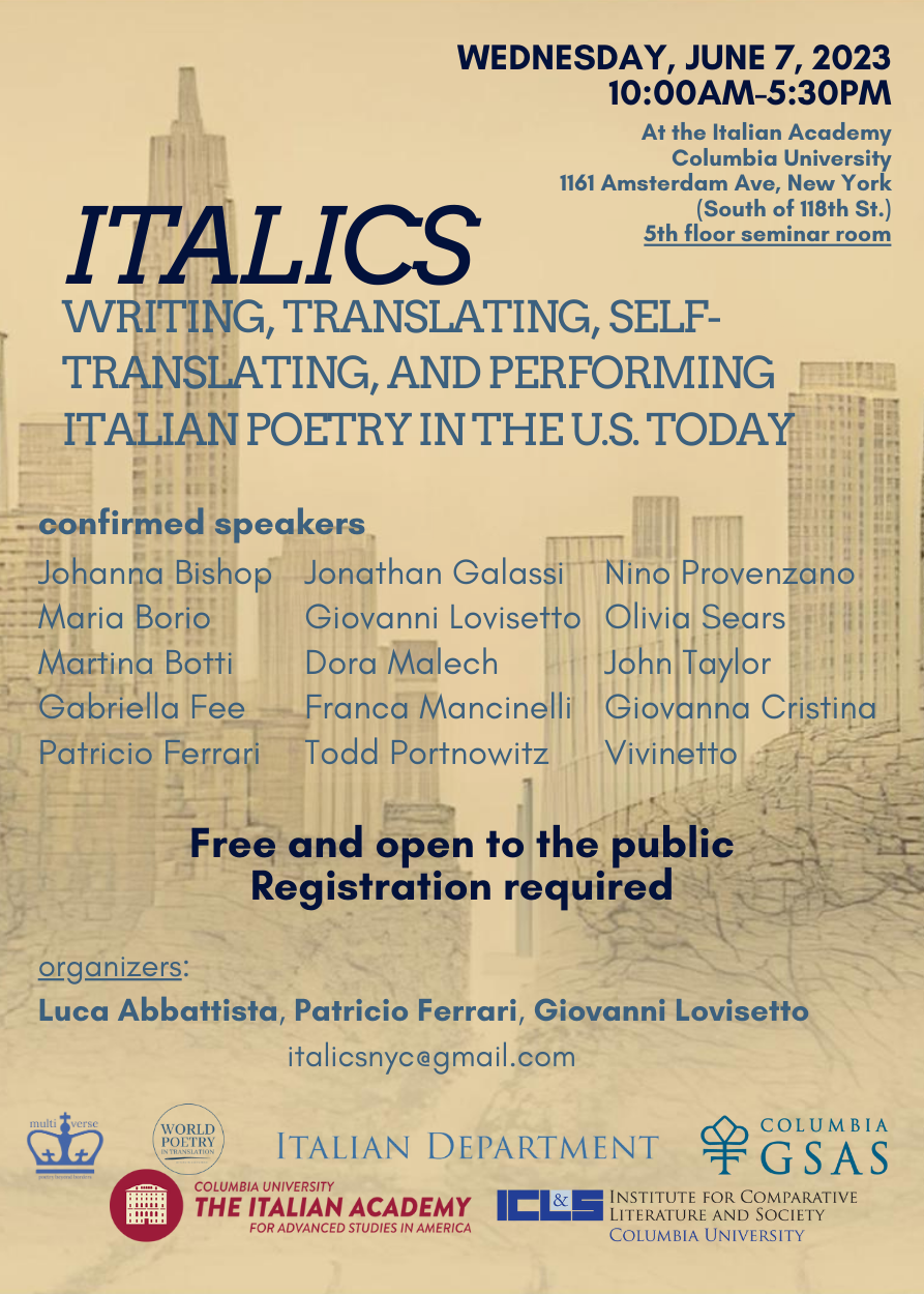 Poster Italics